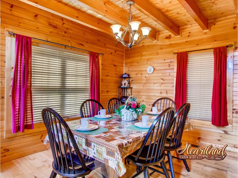 Dining area table and chairs